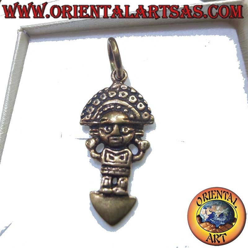 Peruvian Tumi Pendant Bronze 30mm - Symbol of Strength