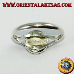 Bague en argent, yin yang Tao (simple)