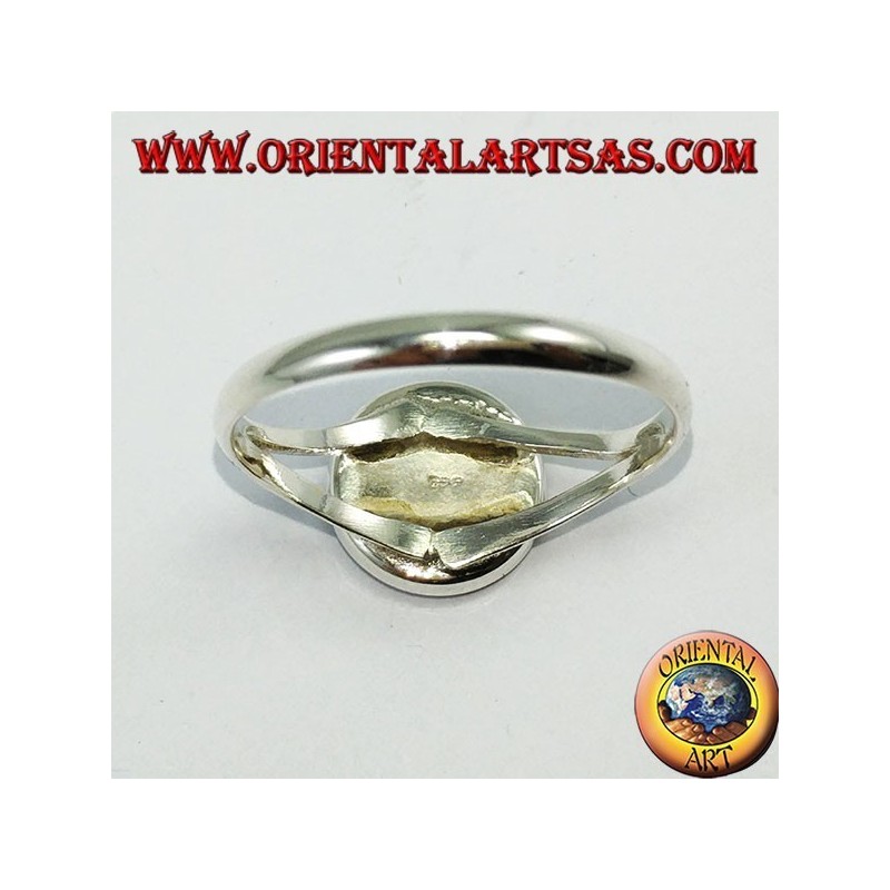 Anillo de plata, yin yang Tao (simple)