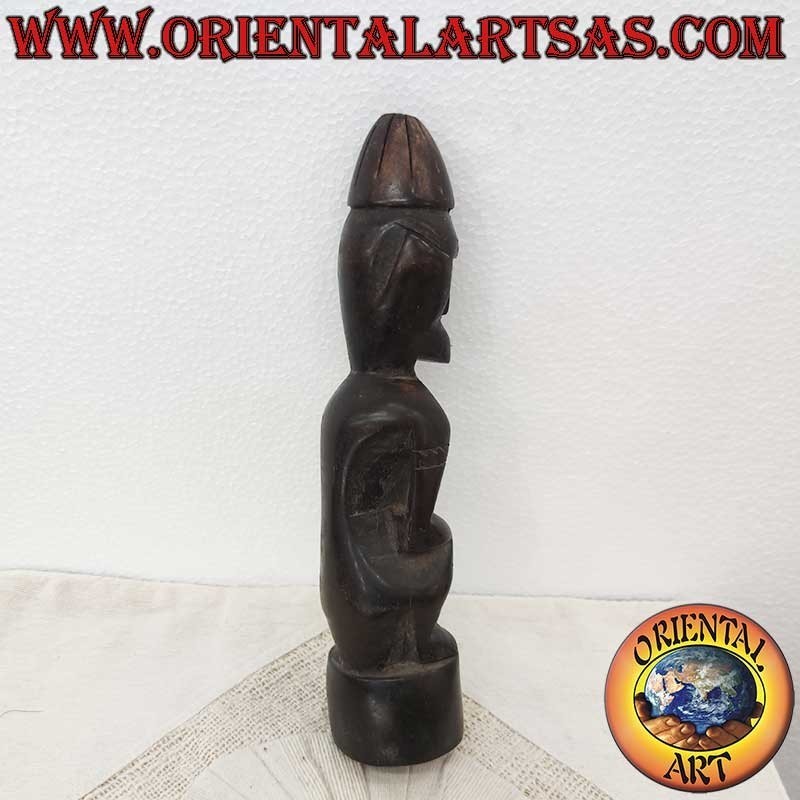 Dayak Stammesstatue Eisenholz Borneo 27cm - Ahnengeist Beschützer