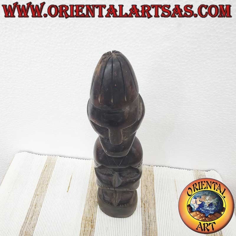 Dayak Tribal Statue Ironwood Borneo 27cm - Ancestor Protector Spirit