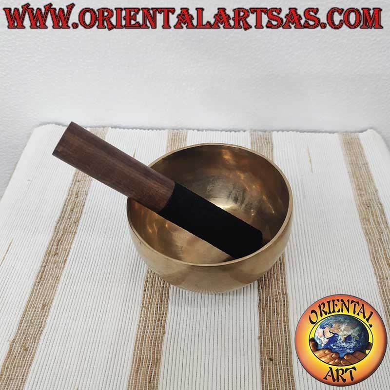 Bol Chantant Tibétain 14cm 7 Métaux Note LA 415Hz - Fait Main