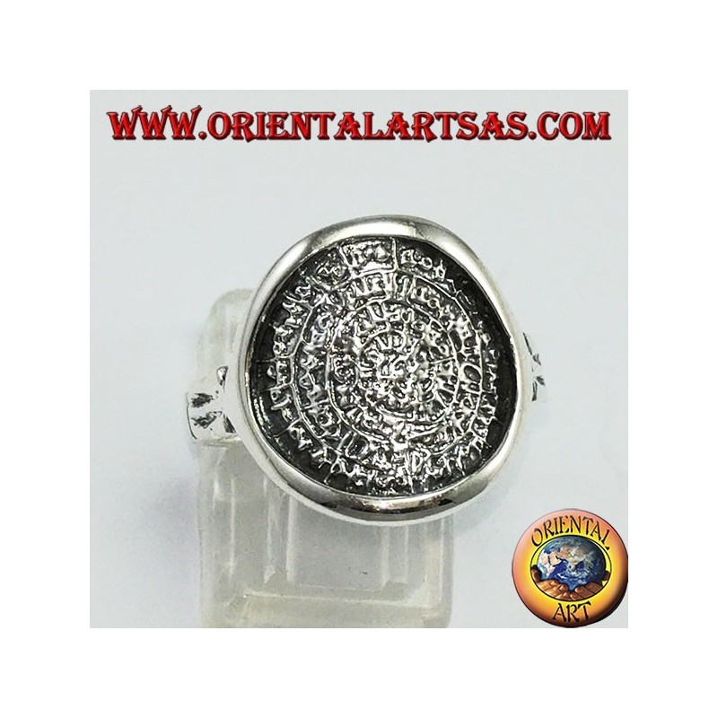 Silver ring with Festo's disc