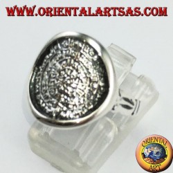 Anillo de plata con el disco de Festo
