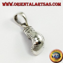Silver pendant, boxer gloves