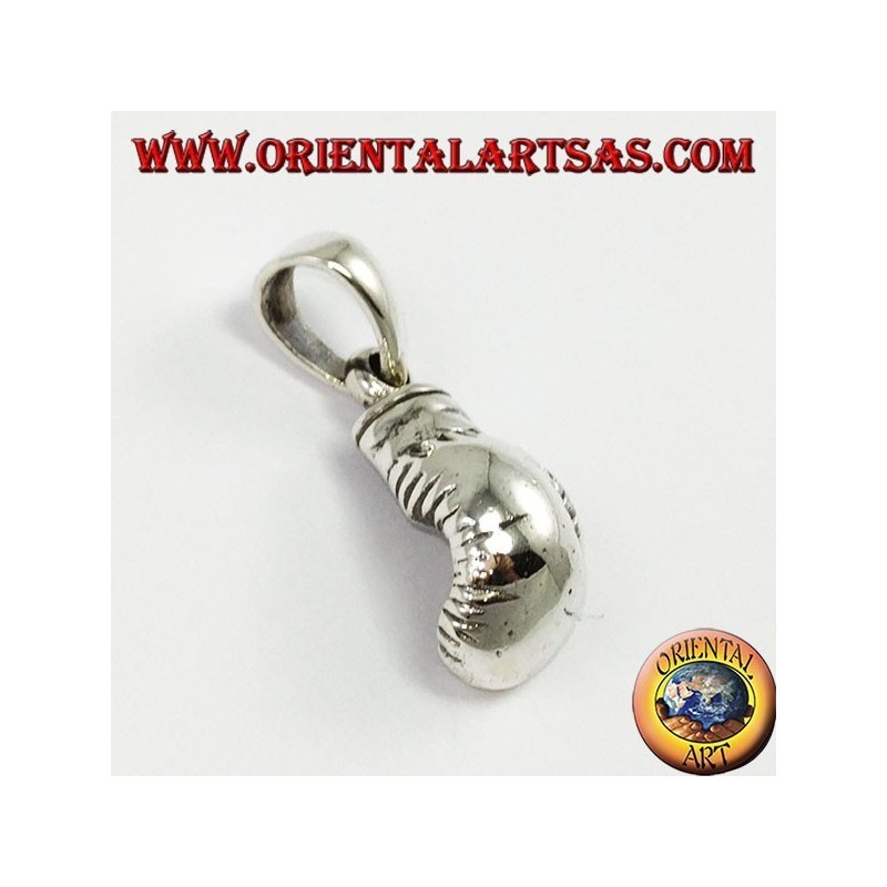 Pendentif en argent, gants boxer