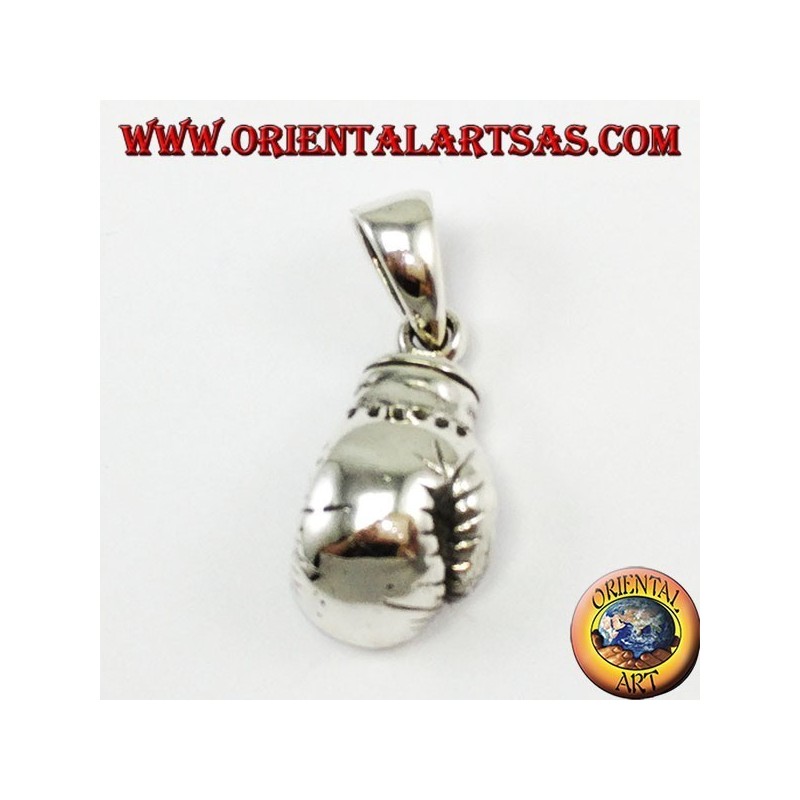 Pendentif en argent, gants boxer