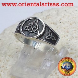 Celtic nodo nudo anillo de plata triskell Tyrone