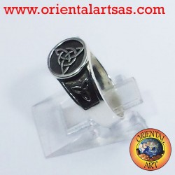 Celtic nodo nudo anillo de plata triskell Tyrone