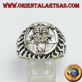 Silver ring, The Baphomet (the Captain of Mendes)