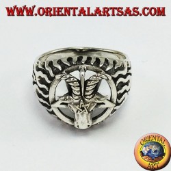 Bague en argent, The Baphomet (le capitaine de Mendes)