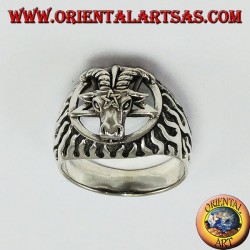 Silver ring, The Baphomet (the Captain of Mendes)