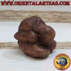 Statua Yogiman – Buddha Piangente (Orang Malu) – Legno di Suar – Fatto a mano – Pezzo unico – Dimensioni 5x5x5 cm