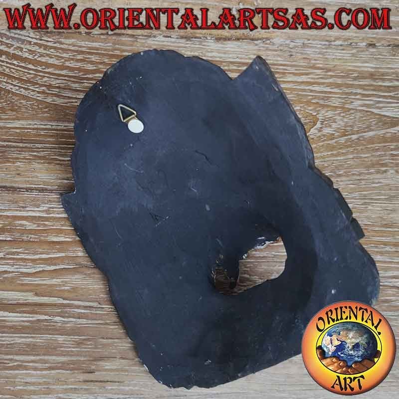 Masque Barong Bali Sculpté Peint Main Bois 20 cm |Oriental Art