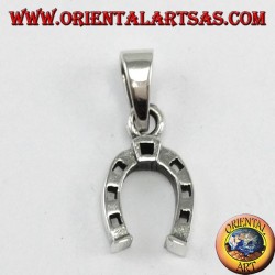 Silver pendant, horseshoe