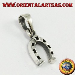 Silver pendant, horseshoe