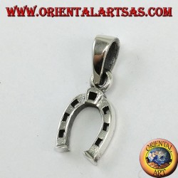 Colgante de plata, herradura