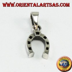 Colgante de plata, herradura
