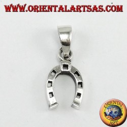 Colgante de plata, herradura