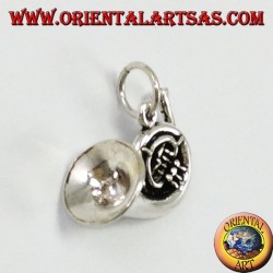 Silver pendant, Trumpet