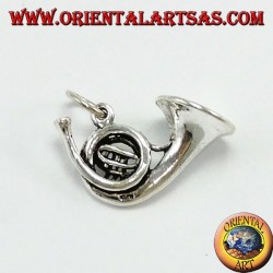 Silver pendant, Trumpet