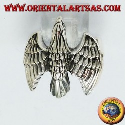 Anello in argento  Aquila il volo
