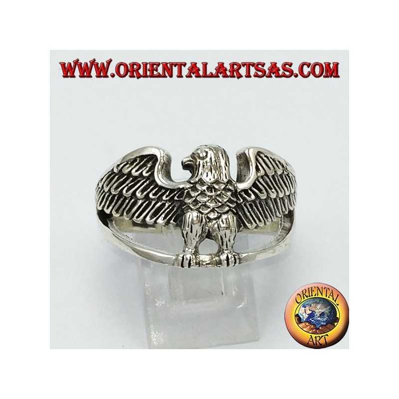 Silver ring, imperial eagle
