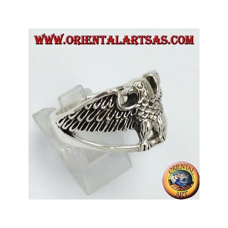 Silver ring, imperial eagle