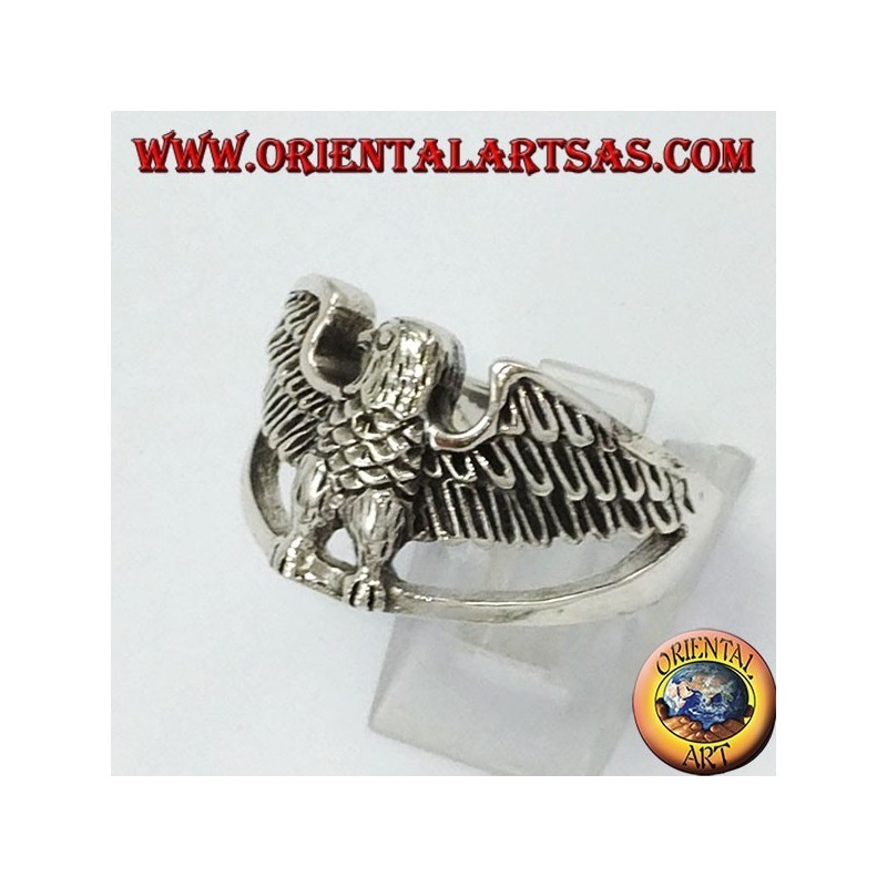 Silver ring, imperial eagle