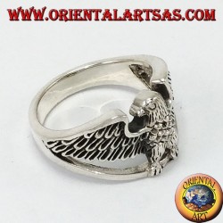 Silver ring, imperial eagle