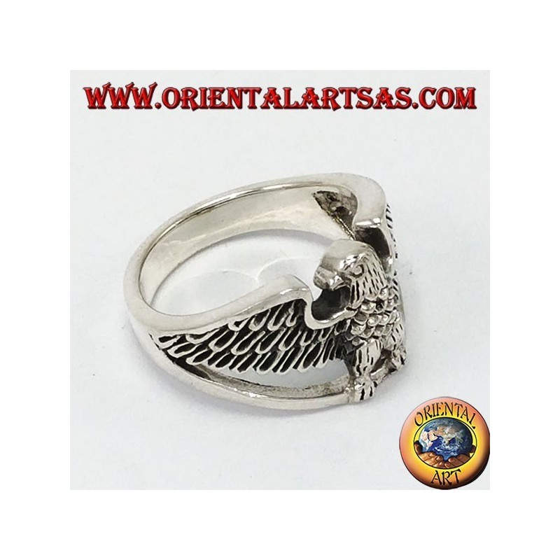 Silver ring, imperial eagle
