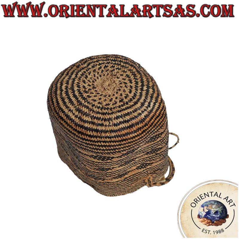 Hand-Woven Rattan Bag Authentic Dayak Borneo Craft | Oriental Art