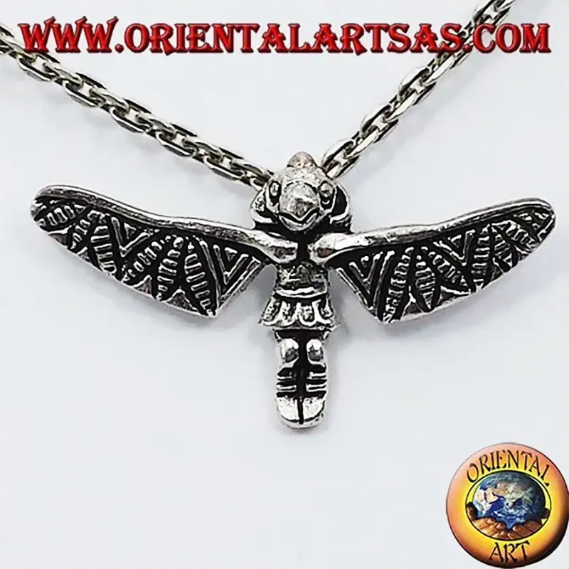 925 Silver Tumaco Totem Incas Pendant USA	Oriental Art