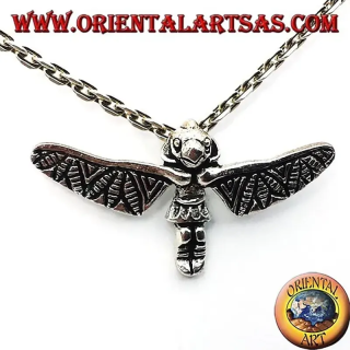 Anhänger aus 925 Silber Quimbaya Flugzeug / Inka-Totem