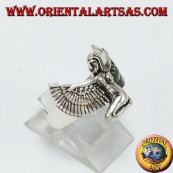Anillo de plata Isis la diosa alada