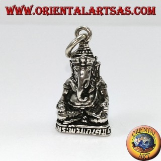 Pendentif en argent Statue de Ganesha