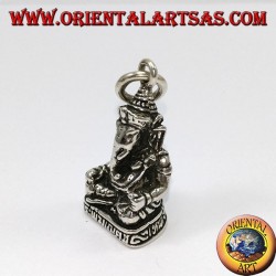 Pendentif en argent Statue de Ganesha