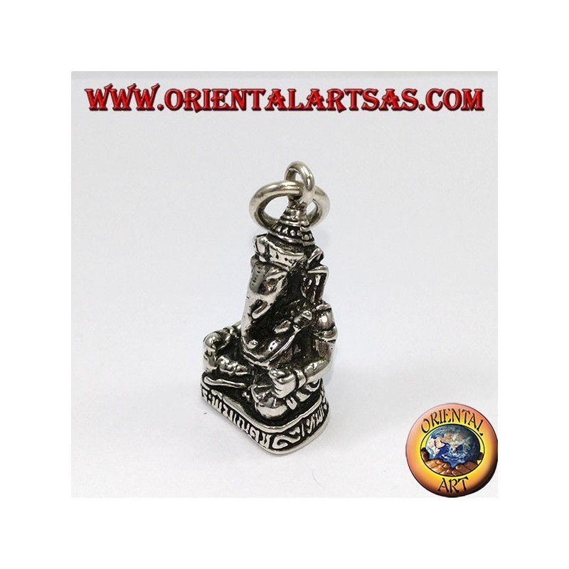Ciondolo in argento Ganesha statua