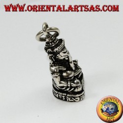 Anhänger in Silber Ganesha Statue