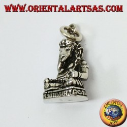 Anhänger in Silber Ganesha Statue