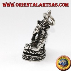 Colgante en plata Ganesha estatua