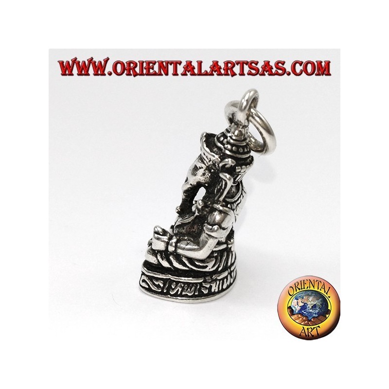Ciondolo in argento Ganesha statua