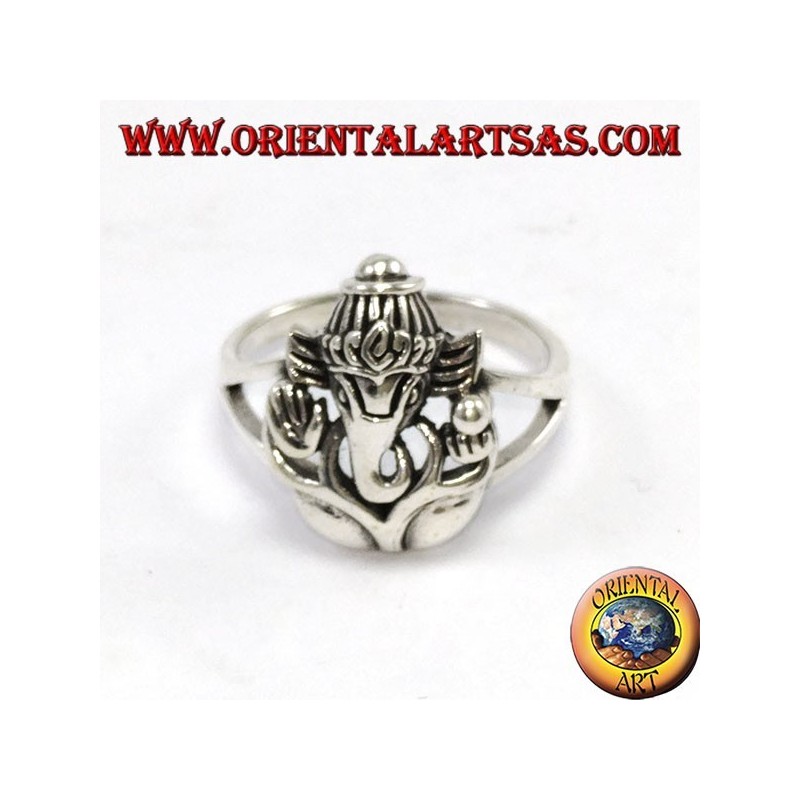 Silberring mit Ganesha oder Ganesh