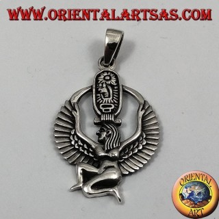 Silver Pendant, Isis Dea of maternity fertility and magic