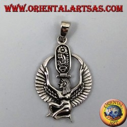 Pendentif en argent, Isis Dea de maternité fertilité et magie