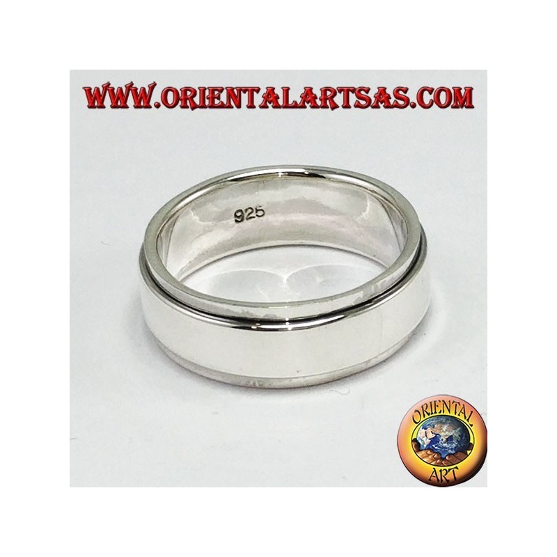 Anti-Stress-Swivel Silberring, flach flach