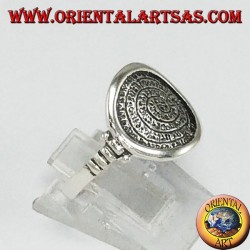 Anillo de plata con el disco de Festo