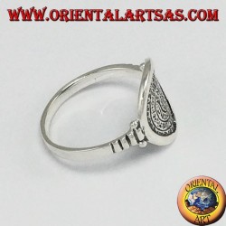 Anillo de plata con el disco de Festo