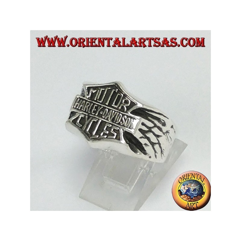 Anello in argento,  Motors Harley davidson cycles