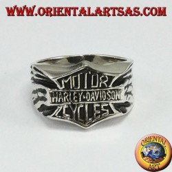 Anillo de plata Motors Harley davidson cycles